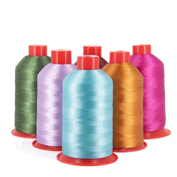 Окрашенный текстурированный рисунок 1000м 150D Восковая нить для швейной кожи