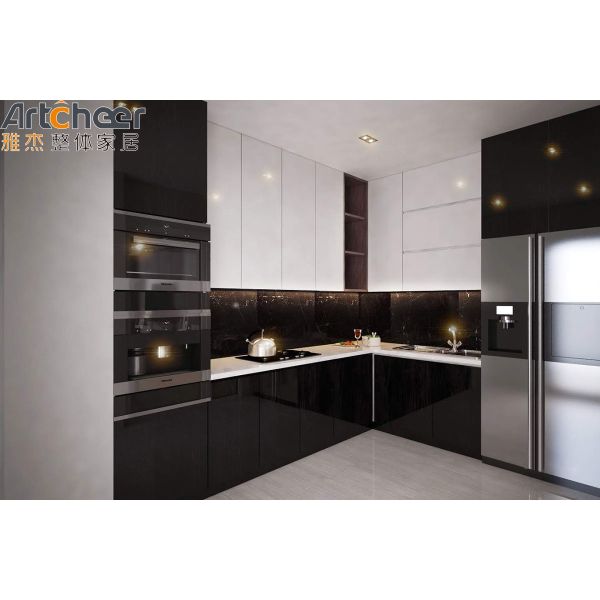 Modern Stylish Design Kitchen Cabinet with Customized Color and 3 Years Guarantee