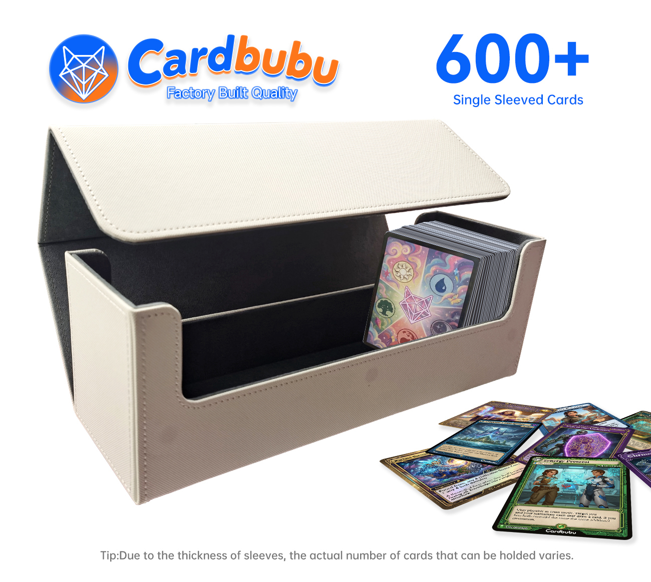 Large Capacity Double Deck Box Logo Printing OEM Pokemon Card Deck Box