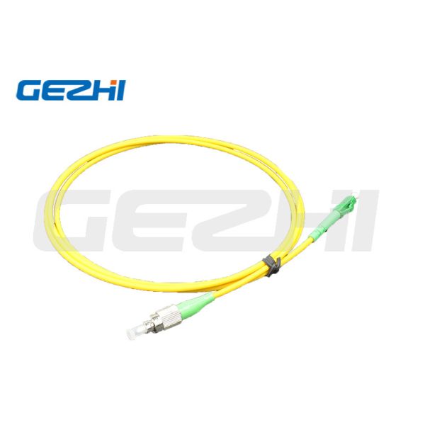 FC to LC Singlemode Simplex Fiber Optic Patch Cord with Customizable Length LSZH Jacket for Low Insertion Loss Data Transmission