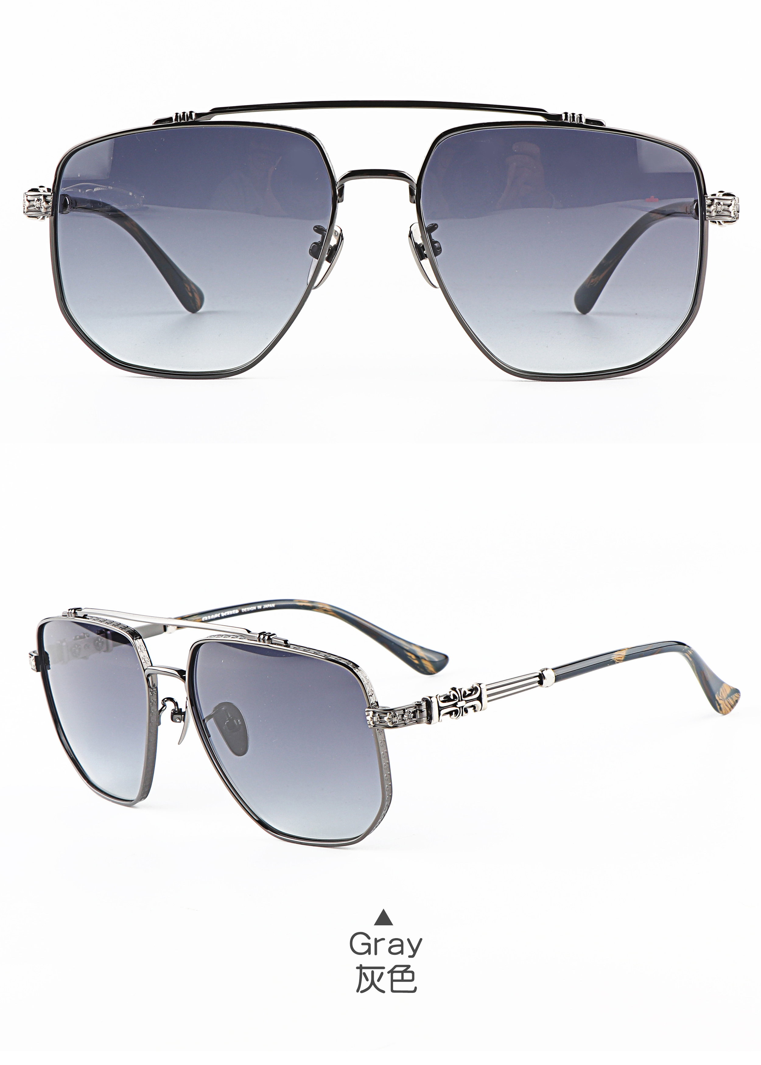 Shenzhen Bulk Import New Arrivals Pilot Outdoors Men Shade Frame Uv Protection Wedding Hombre Sunglasses Personalized Side logo