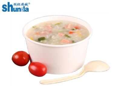 150oz Eco Friendly Disposable Paper Products Kraft Paper Soup Salad With Lid