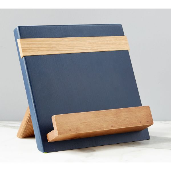 Handmade Reclaimed Wood Cookbook Holders Pine and Oak Slats for Kitchen Organization