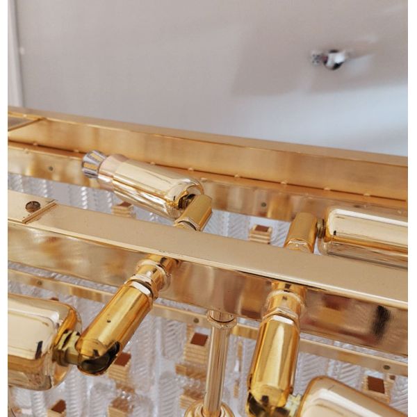 Свет L52*H33cm AC85V шкентеля хрустальной люстры золота гостиницы виллы к 265V