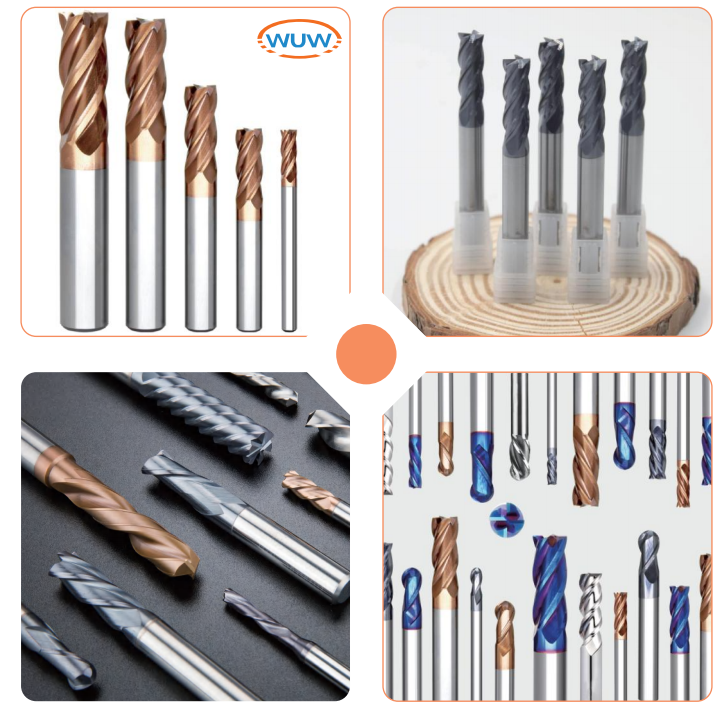 Carbide End Mill CNC Cutting Tool for Precision Metal Machining Contour Milling and Workpiece Profiling
