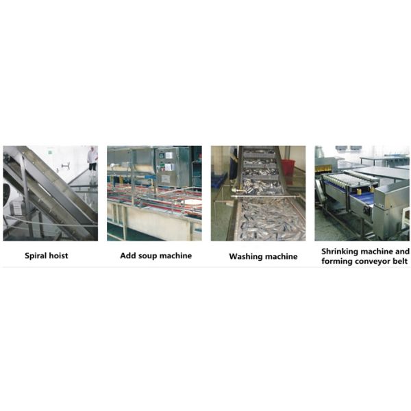 Ribbonfish / Croaker Fish Canning Equipment High Efficiency Automatic Operation