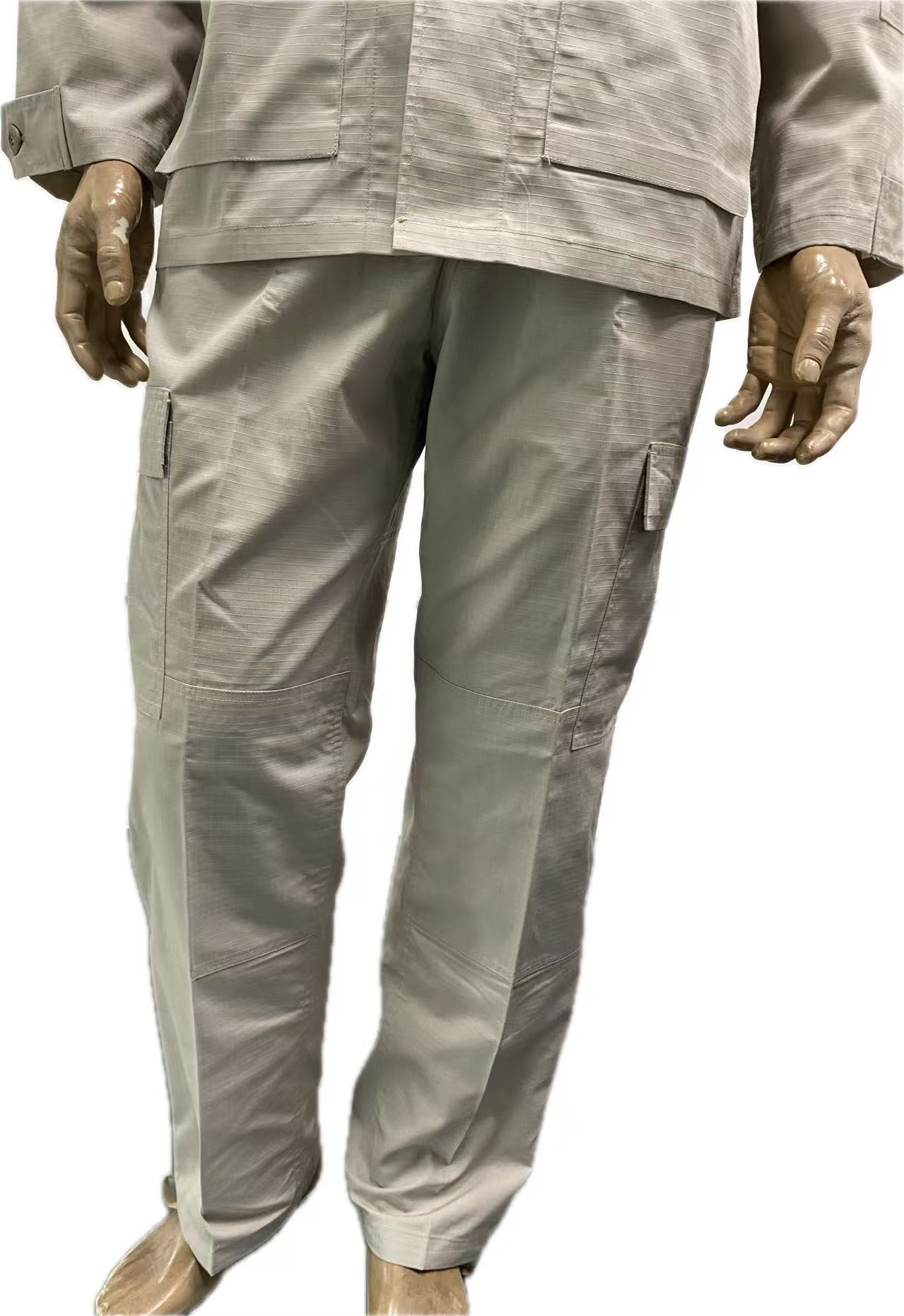 Tactical Security Guard Uniform Set Ripstop Cotton Work Shirt and Trousers for Men