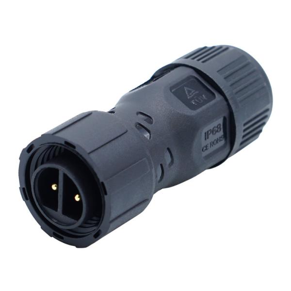 Nylon M12 Screw Type Panel Mount Waterproof IP67 Connectors