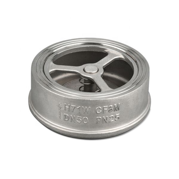 Wafer Dou Disc Axial Check Valve 4 in Stainless Steel Check Valve