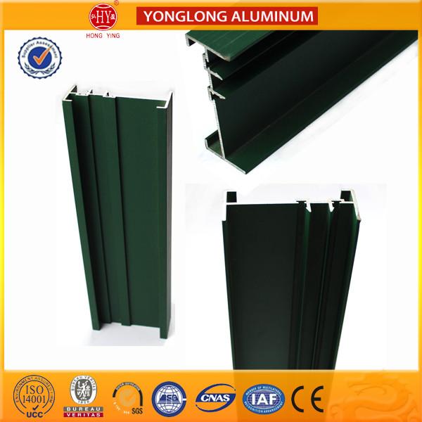 Glossy And Matt Powder Coated Aluminium Extrusions Good Film Performance