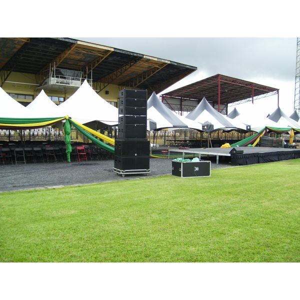 Neodymium Outdoor Line Array Sound System For Church , Professional Loudspeaker Systems