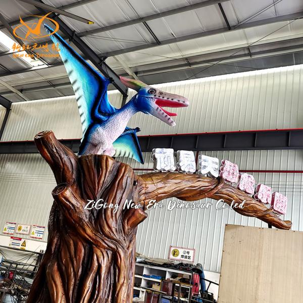 Gain Animatronic Dilophosaurus modelo de dinosaurio para el Parque Jurásico