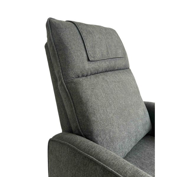 Accent Chair with Ottoman Set Velvet Reclining Reading Armchair with Adjustable Backrest for Living Room