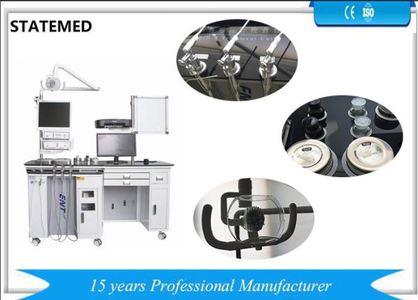 220V Voltage Hospital ENT Treatment Unit High Efficiency With Camera System