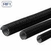 Pièces de conduites électriques en PVC revêtues de gi métalliques flexibles ondulés tuyaux de conduites électriques blanc noir