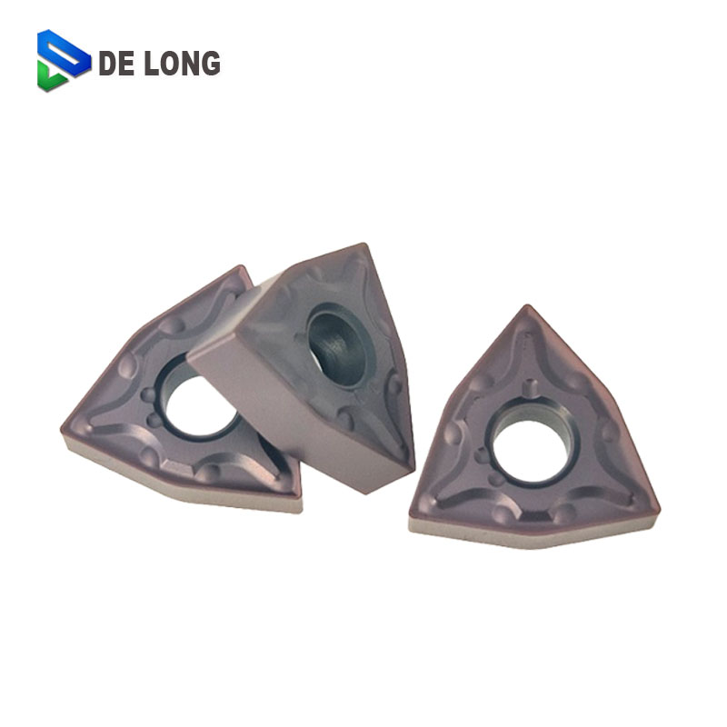WNMG080404 08 MA Turning Carbide Insert with PVD Coating for Stainless Steel Parts and High Rigidity