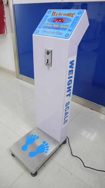 500kg 0.1kg Coin Operated Luggage Scales For Airpor Hotel And Supermarket