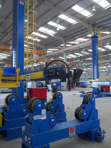 Rotador de solda Auto-alinhado industrial que gira Rolls para o encanamento