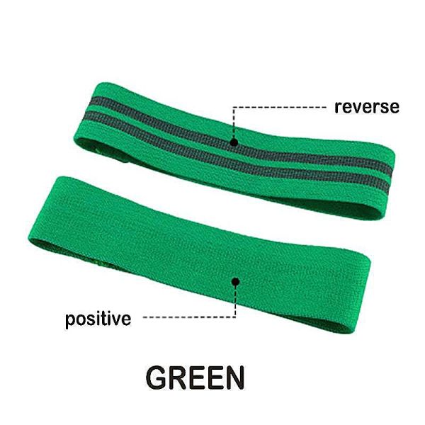 Virson Anti Slip Cotton Hip Resistance Bands Booty Exercise Elastic Bands For Yoga Stretching Training Fitness