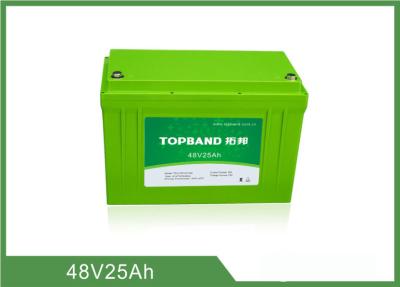 Bateria 48V 25Ah da motocicleta Lifepo4, bateria profunda TB4825F-M120A do ciclo do lítio