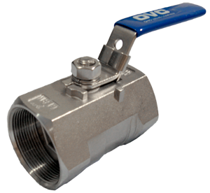 JIS SUS13 SUS316 Industrial Ball Valve Standard 1 Piece Reduced Port Style