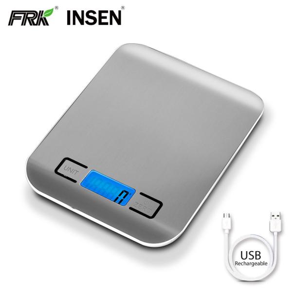 USB Rechargeable Digital Diet Kitchen Scale