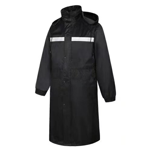 Fluorescent Green Outdoor Sanitation Raincoat Set for Traffic Duty and Flood Control