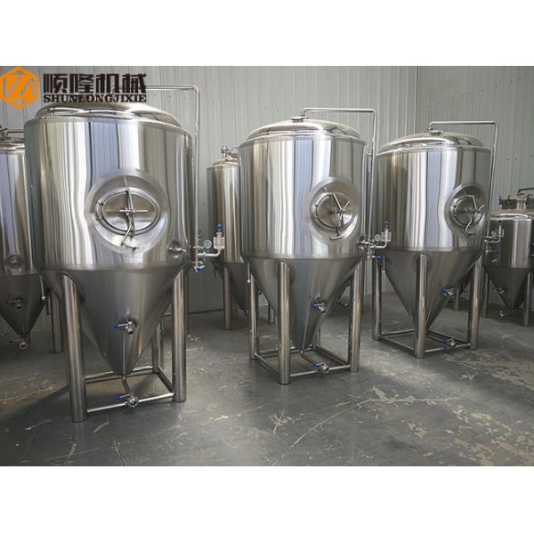 Hotel / Restaurant Micro Beer Brewing Equipment , 300l Red Copper micro brewery equipment