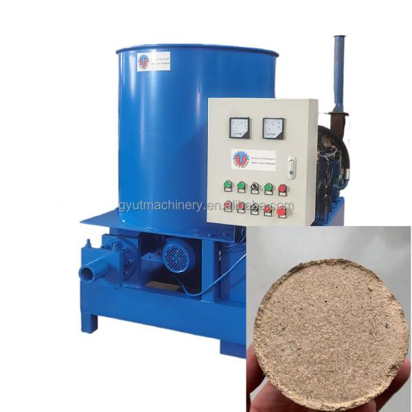 70 mm 200 kg/h Máquina de prensagem de pistão de madeira hidráulica de biomassa para fabricação