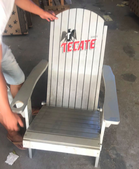 adirondack chair, Fordable, Packed folded, 190520A1.