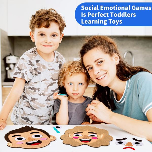 16 Pcs Social-Emotional-Learning-Activities for Kids Educational Toys to Enhance Emotional Intelligence