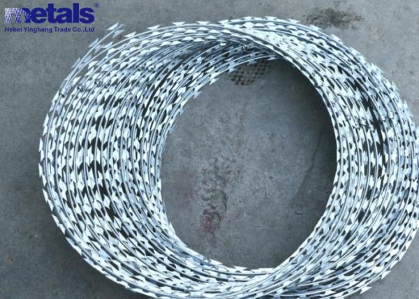 Galvanized Steel CBT-65 Barbed Concertina Wire Coil