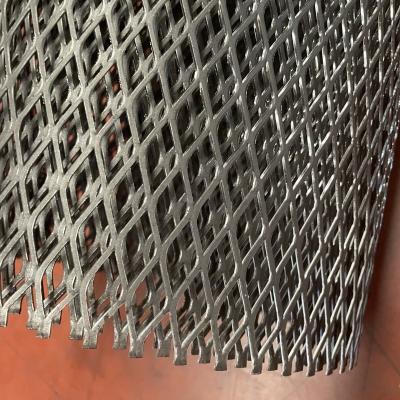 10×20 Carbon Steel Flattened Expanded Metal Sheet For Building Outer Wall