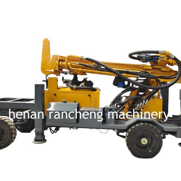 Easy to Move RCF220W Wheel Type Borehole Drilling Machine for Reinforcement