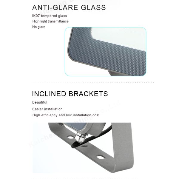 водоустойчивые на открытом воздухе света приведенные потока 20W анти- ослепляют оптически люмен света потока высокий