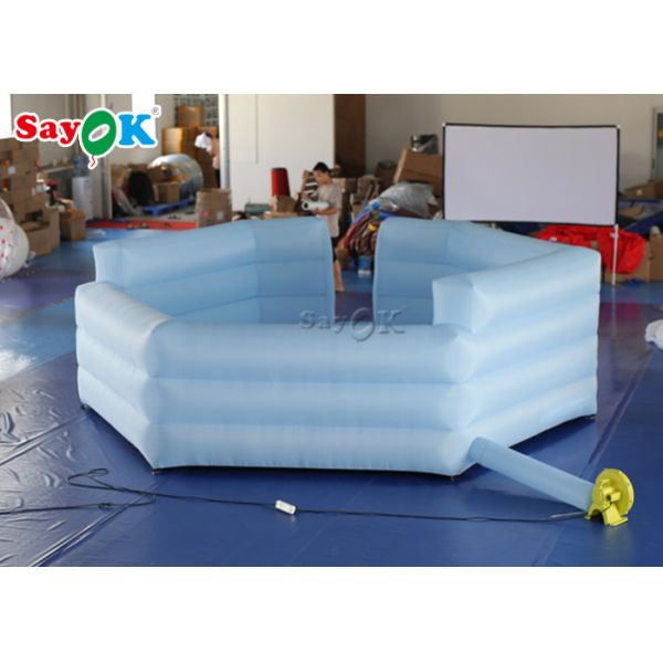 Игр спорт ткани Оксфорда яма шарика раздувных Gaga с электрическими играми воздуходувки воздуха раздувными для детей