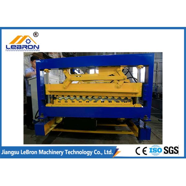914mm Width PPGL Sinusoidal  Corrugated Sheet Roll Forming Machine