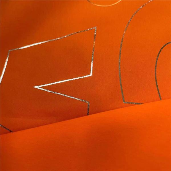 Natural Breathable Silver Foil Fabric 75D 75D 120gsm 150cm 100% Polyester