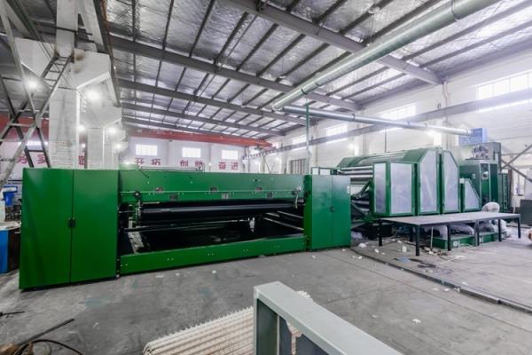 2500mm Anti Static  PLC Cross Lapper Machine With Servo Motors