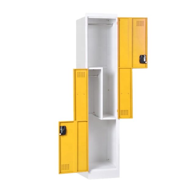 1850 Height Z Shape Steel Dress Cupboard Small Metal Locker