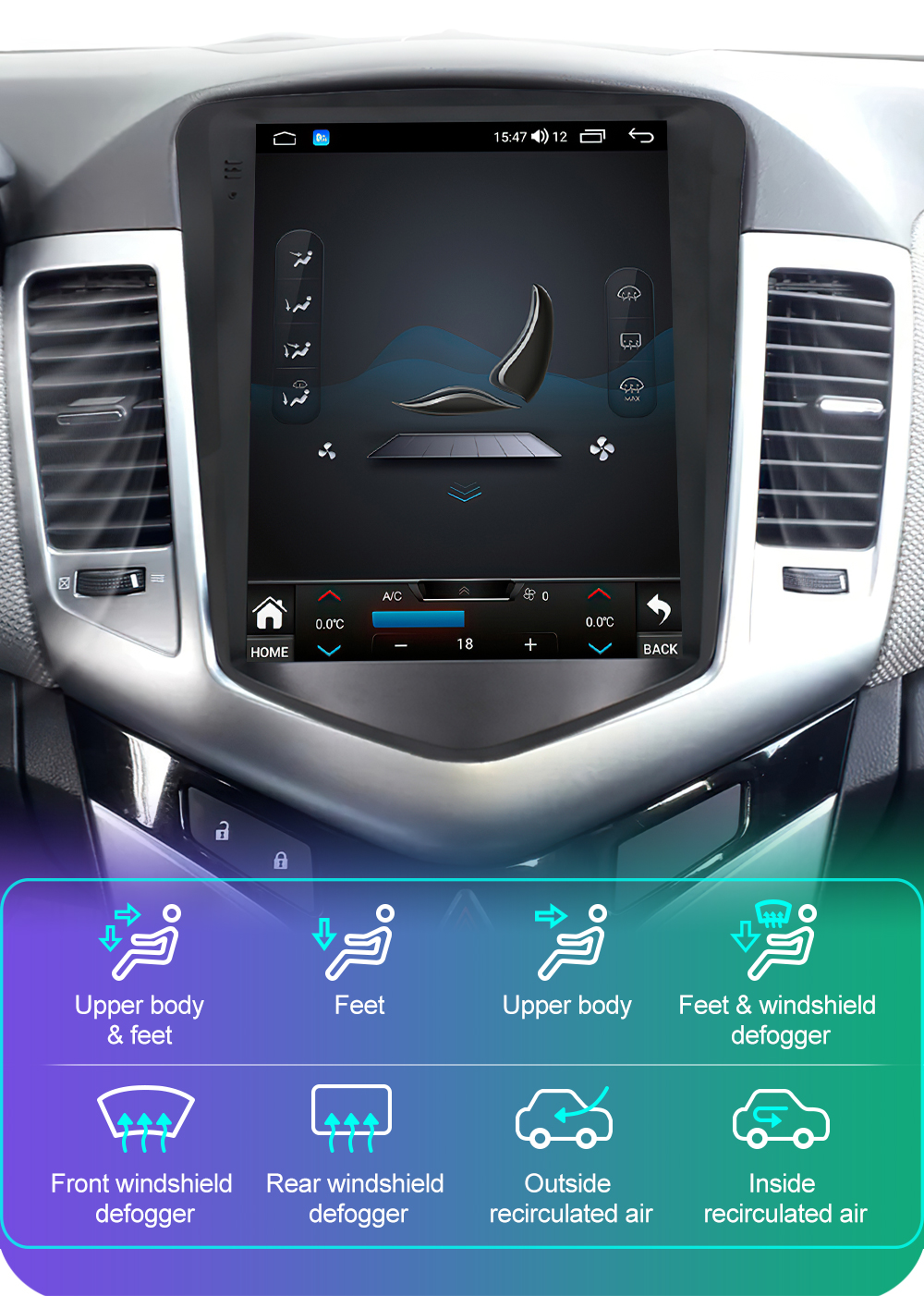 Chevrolet Cruze J300 2008 - 2014 Автомобильный радиоприемник Стерео Carplay Автомобильный мультимедийный видеоплеер DVD GPS-навигация