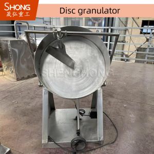 93% Granulation Rate 380V Disc Pelletizer for 20%-40% Feed Moisture Organic Fertilizer and Sludge Ball Making