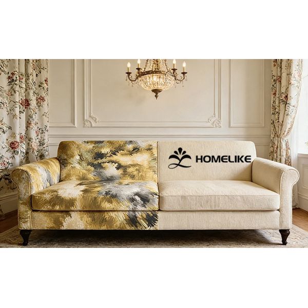 French Impressionist Oil Painting Printing Velvet For Home Textile