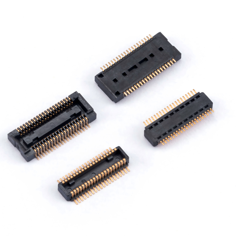0.4mm Double Row Vertical SMT Waterproof Male-Female PCB Board-to-Board Connector Gold-Plated