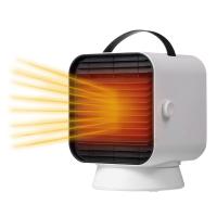 O aquecimento seguro Mini Electric Fan Heater Adjustable do PTC inclina o ponto luminoso de oscilação