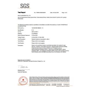 HEFEI MAX ALUMINIUM CO.,LTD Сертификации