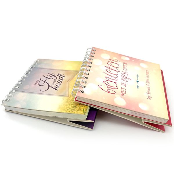 Mini Wire O Book Spiral Calendar Printing Service With Stander CMYK