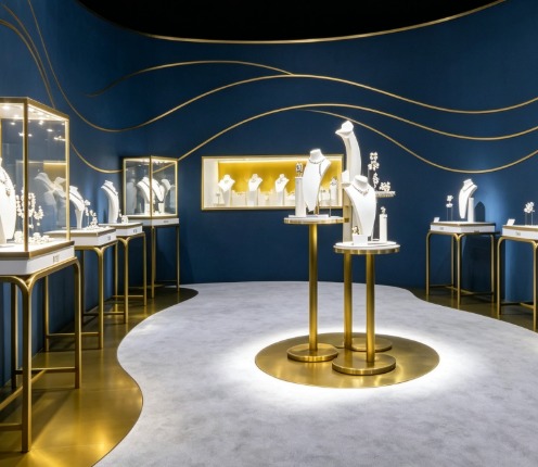 Fashionable Jewelry Display Counter Jewelry Store Furniture Jewelry Display showcase with Jewellery Shop Furniture Design