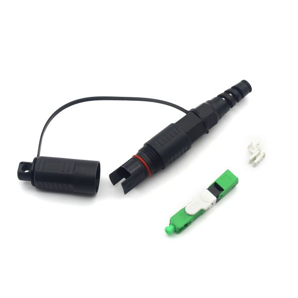 FTTH водонепроницаемый быстрый соединитель Corning MINI-SC с блокировкой в стиле штыка 36 мм х 36 мм