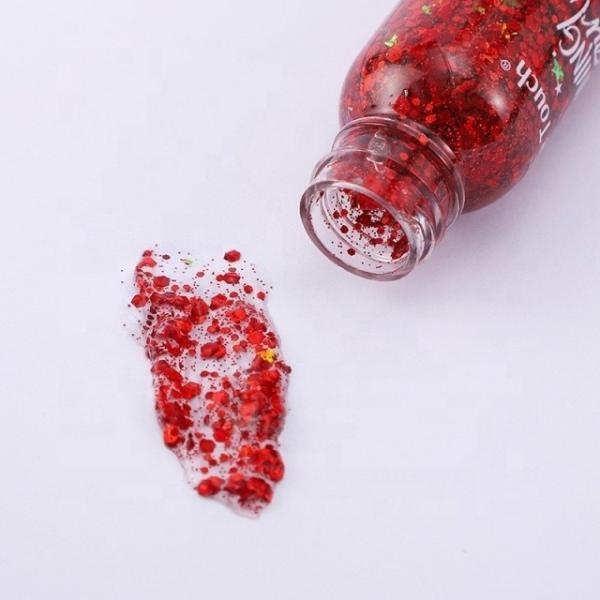 Craft Glitter Gel Body Mermaid Sequins Skin Long Lasting Sparkling Cream Eye Shadow for Customized Shape Hair and Nail